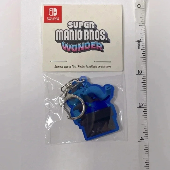 FREE w/ Purchase - Add to Bundle - Nintendo - Super Mario Bros. Wonder Keychain - Picture 2 of 4